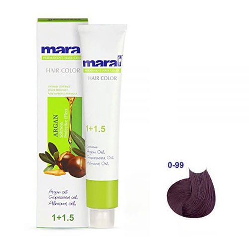 رنگ مو مارال سری واریاسون حجم 100 میلی لیتر شماره 0.99 رنگ واریاسون بنفش