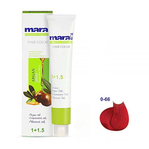 رنگ مو مارال سری واریاسون حجم 100 میلی لیتر شماره 0.66 رنگ واریاسون قرمز