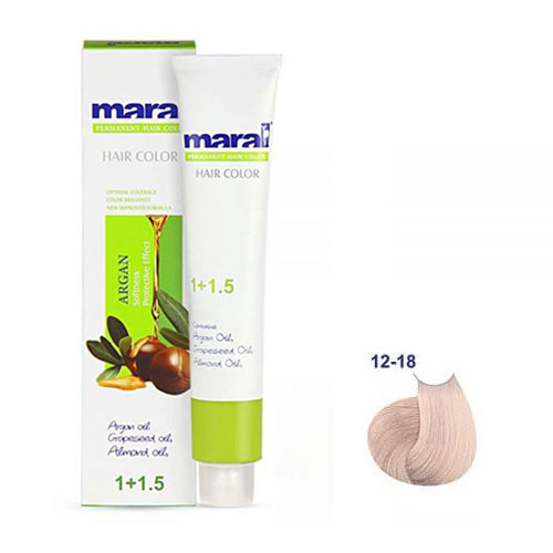 رنگ مو مارال سری هایلایت حجم 100 میلی لیتر شماره 12.18 رنگ عروسکی رویال