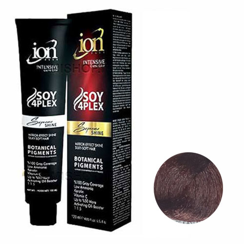 رنگ مو آیون سری فندقی شماره 5.75 رنگ قهوه ای فندقی روشن