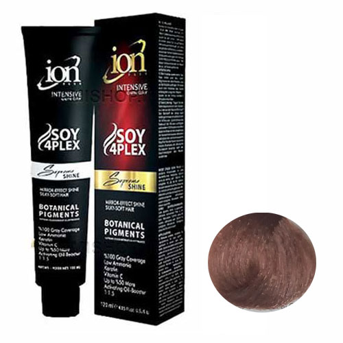 رنگ مو آیون سری فندقی شماره 7.75 رنگ بلوند فندقی متوسط