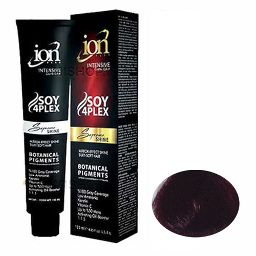 رنگ مو آیون سری شرابی شماره 5.20 رنگ شرابی بادمجانی متوسط