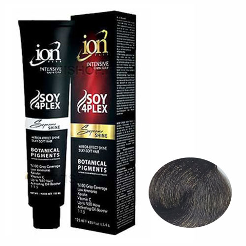 رنگ مو آیون سری زیتونی شماره 5.8 رنگ قهوه ای زیتونی روشن