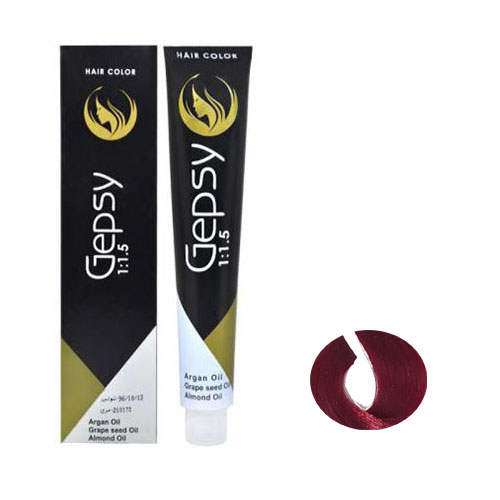 رنگ مو جیپسی سری رنگ های واریاسیون شماره0.55 واریاسیون قرمز