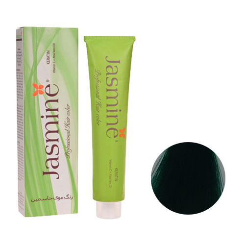 رنگ مو جاسمین سری فشن رنگ طاووسی