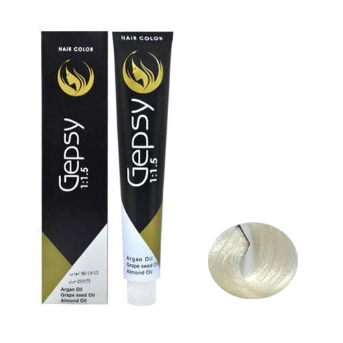 رنگ مو جیپسی سری طبیعی شماره 12.0 بلوند پلاتینه خیلی روشن