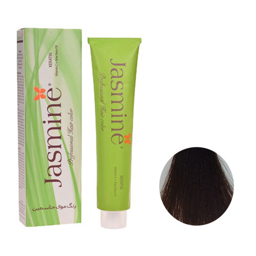 رنگ مو جاسمین سری تنباکویی شماره 6.7 رنگ بلوند تنباکویی تیره