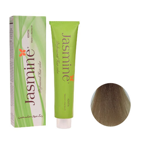 رنگ مو جاسمین سری تنباکویی شماره 8.7 رنگ بلوند تنباکویی روشن