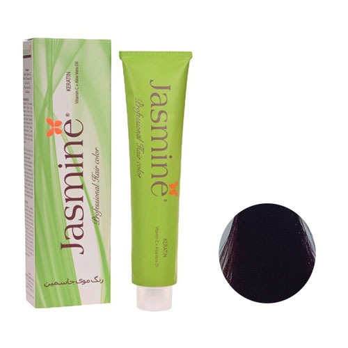 رنگ مو جاسمین سری قرمز شماره 4.6 رنگ قهوه ای قرمز توسط