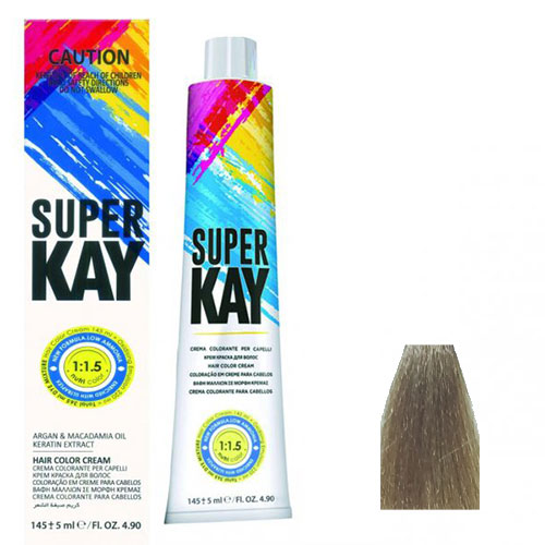 رنگ موی سوپرکی سری زیتونی شماره 8.2 رنگ بلوند زیتونی روشن