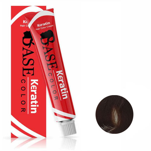 رنگ مو بیس کالر سری طبیعی قوی شماره 6.00 حجم 125 میلی لیتر رنگ بلوند تیره قوی