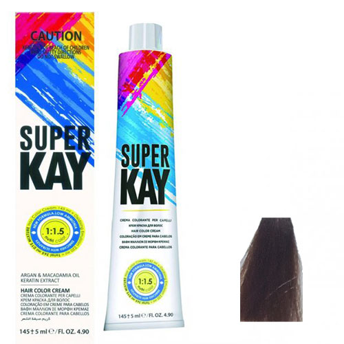 رنگ موی سوپرکی سری طلایی شماره 5.3 رنگ قهوه ای طلایی روشن