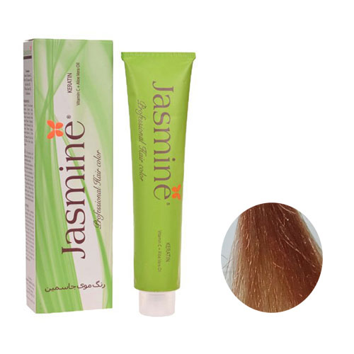 رنگ مو جاسمین سری طلایی مسی شماره 9.43 رنگ بلوند طلایی مسی خیلی روشن