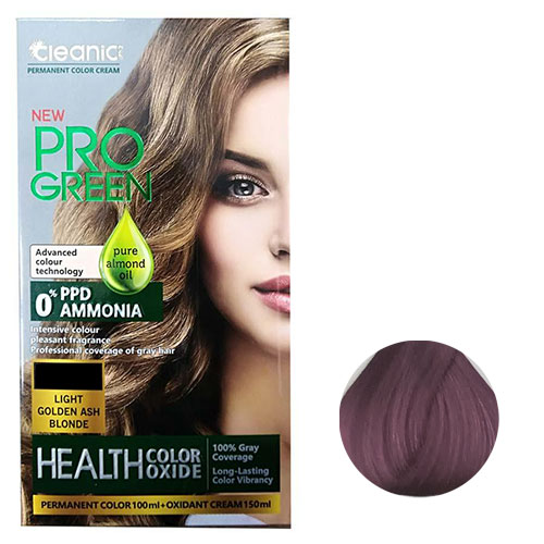 رنگ مو بدون آمونیاک کلینیک سری بنفش شماره 6.22 رنگ بلوند بنفش تیره