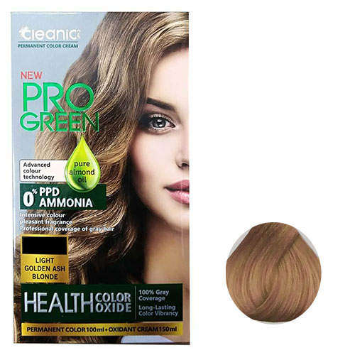 رنگ مو بدون آمونیاک کلینیک سری ویژه شماره 8.310 رنگ بلوند خاکستری طلایی روشن
