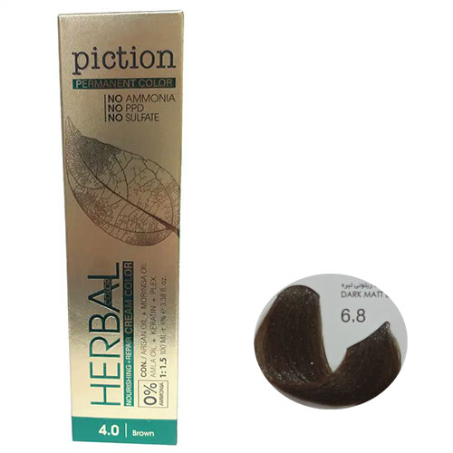 رنگ مو پیکشن سری زیتونی شماره 6.8 رنگ بلوند زیتونی تیره حجم 100 میل