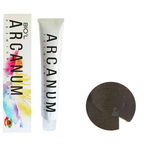 رنگ مو آرکانوم سری طبیعی 120 میل شماره  5.0  رنگ قهوای روشن