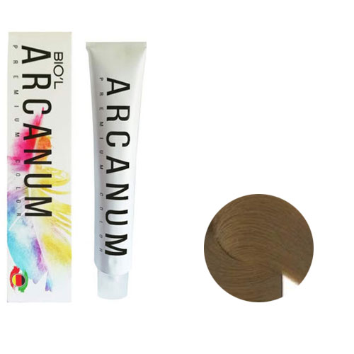 رنگ مو آرکانوم سری بژ 120 میل شماره 6.32  رنگ  بلوند بژ بلوند تیره