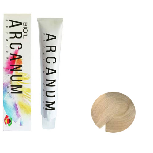 رنگ مو آرکانوم سری بیسکوییتی 120 میل شماره  8.39  رنگ  بلوند بیسکوییتی روشن