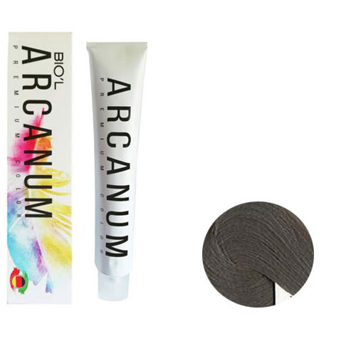 رنگ مو آرکانوم سری دودی 120 میل شماره  5.1  رنگ قهوه ای دودی روشن