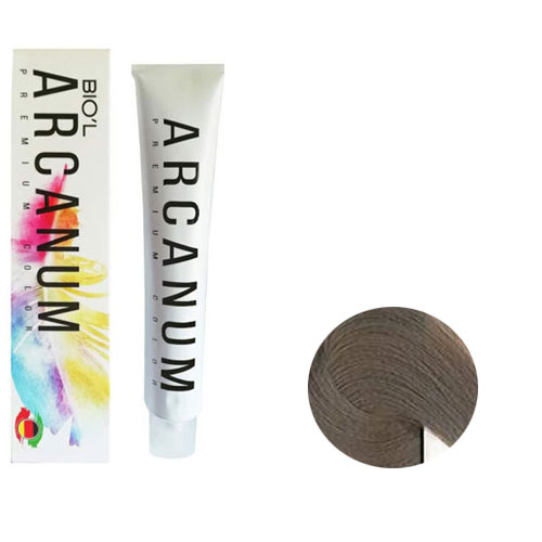 رنگ مو آرکانوم سری دودی 120 میل شماره  6.1  رنگ بلوند دودی تیره