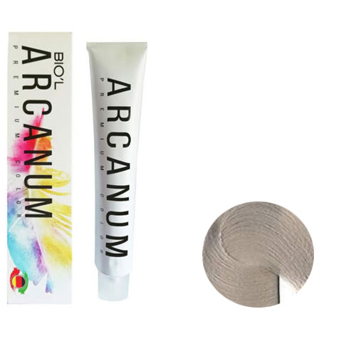 رنگ مو آرکانوم سری دودی 120 میل شماره  10.1  رنگ بلوند دودی پلاتینه