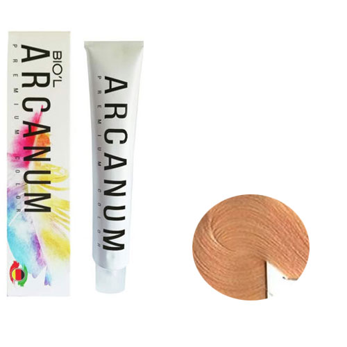 رنگ مو آرکانوم سری عسلی 120 میل شماره  9.34  رنگ بلوند عسلی خیلی روشن