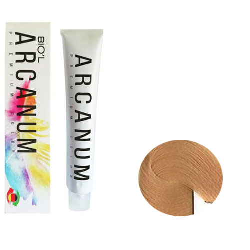 رنگ مو آرکانوم سری نسکافه ای 120 میل شماره  10.18  رنگ بلوند نسکافه ای پلاتینه