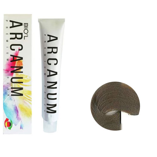 رنگ مو آرکانوم سری زیتونی  120 میل شماره  5.7  رنگ  زیتونی روشن