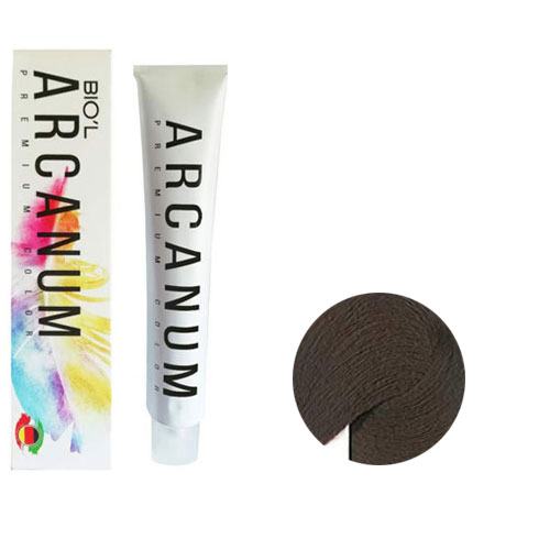 رنگ مو آرکانوم سری ماهگونی  120 میل شماره  5.5  رنگ ماهگونی تیره