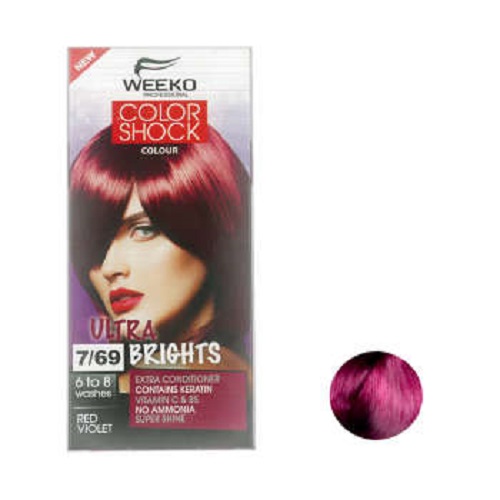 رنگ مو ژله ای ویکو حجم 80 میل شماره 7.69