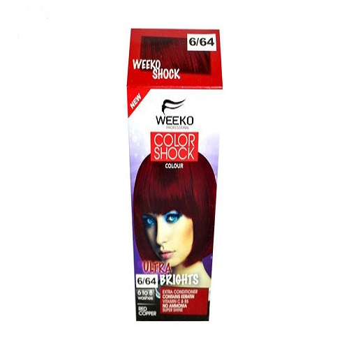 رنگ مو ژله ای ویکو حجم 80 میل شماره 6.64