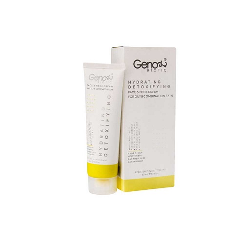 کرم مرطوب کننده صورت و گردن پوست چرب و مختلط ژنوبایوتیک Genobiotic