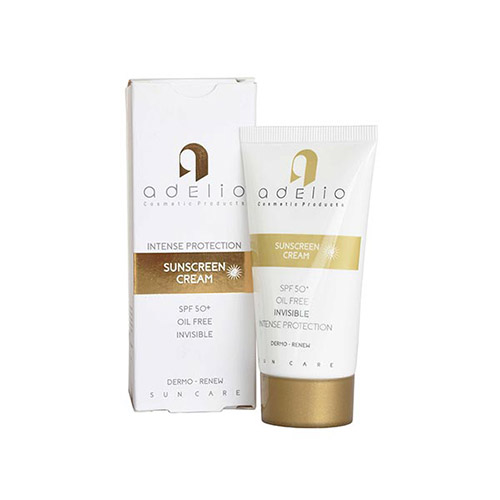کرم ضد افتاب فاقد چربی بی رنگ SPF50 ادلیو 50 میل