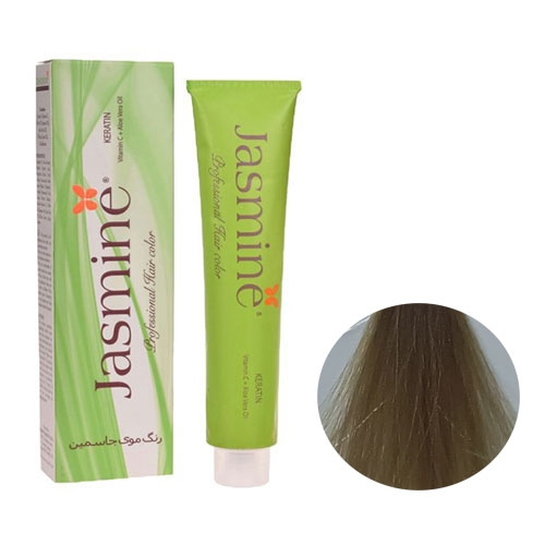 رنگ مو جاسمین سری شنی شماره 6.07 رنگ بلوند شنی تیره