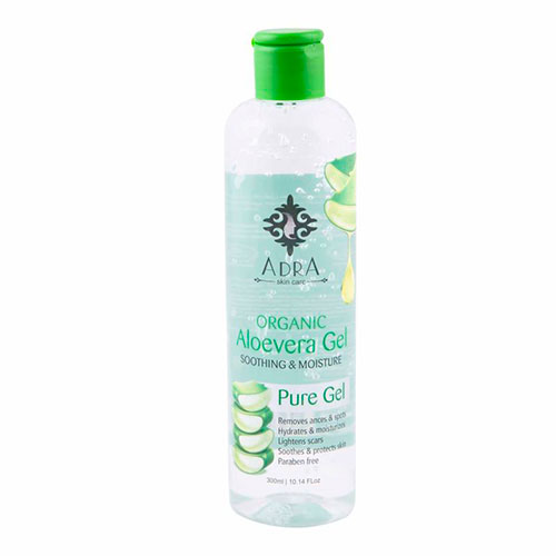 ژل مرطوب کننده آدرا مدل الوئه ورا حجم 300 میلی لیتر
