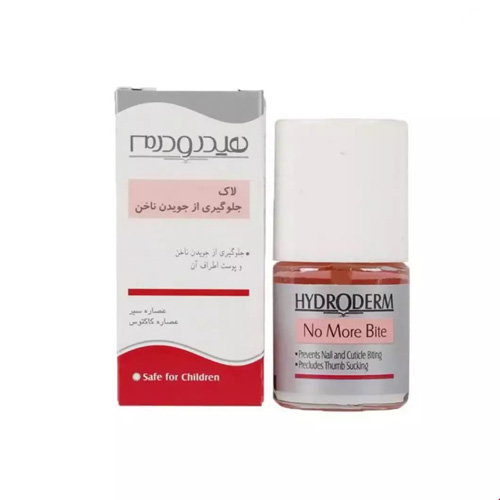 لاک جلوگیری از جویدن ناخن هیدرودرم مدل 001 حجم 8 میلی لیتر Hydroderm